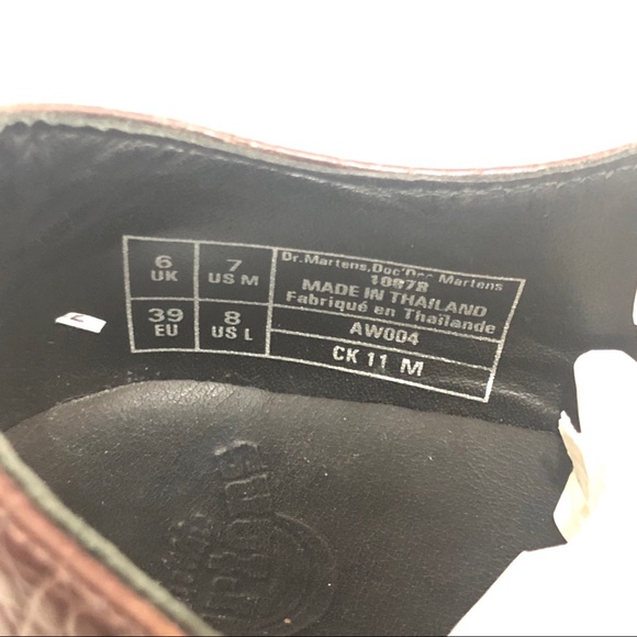 Doc Marten alligator 3 eye low - Picture 2 of 6